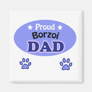 Proud Borzoi dad Magnet