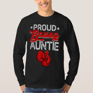 Proud Boxing Auntie Mother's Day Sport Mama Mum T-Shirt