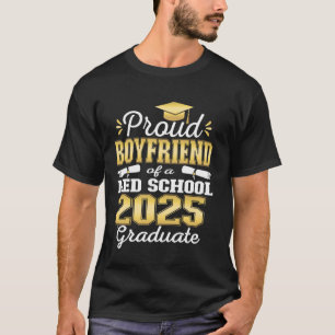 Proud Boyfriend of 2025 Class Med school Graduate T-Shirt