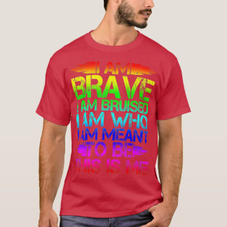 PROUD BRAVE HIS IS ME SHIR LGB GAY PRIDE BI GIF T-Shirt