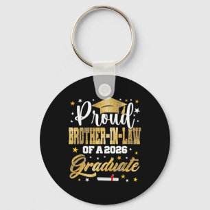 Proud Brother-in-law Of 2026 Graduate Awesome Fami Key Ring