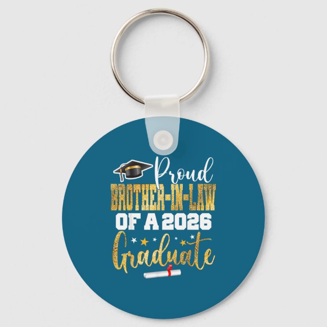 Proud Brother Law Class 2026 Key Ring (Front)