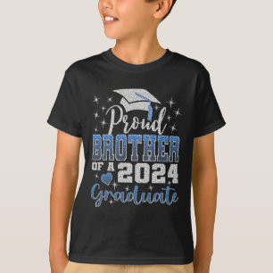 Proud Brother Of 2024 Graduate Awesome Family Coll T-Shirt