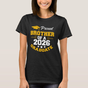 Proud BROTHER of 2026 Senior Graduate College Univ T-Shirt