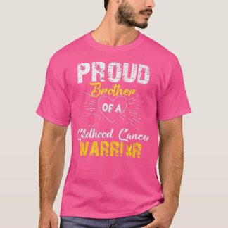 Proud Brother Of a Childhood Cancer Warrior Awaren T-Shirt