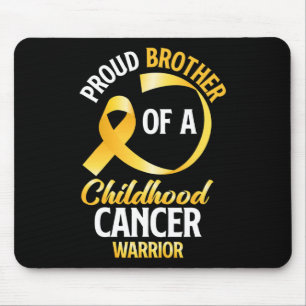 Proud Brother Of A Childhood Cancer Warrior Brothe Mouse Pad