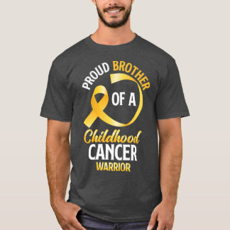 Proud Brother Of A Childhood Cancer Warrior Brothe T-Shirt