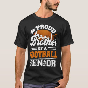 Proud Brother Of A Football Senior 2024 Graduation T-Shirt