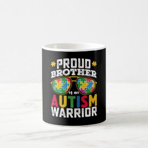 Proud Brother Of An Autism Warrior Family Coffee Mug