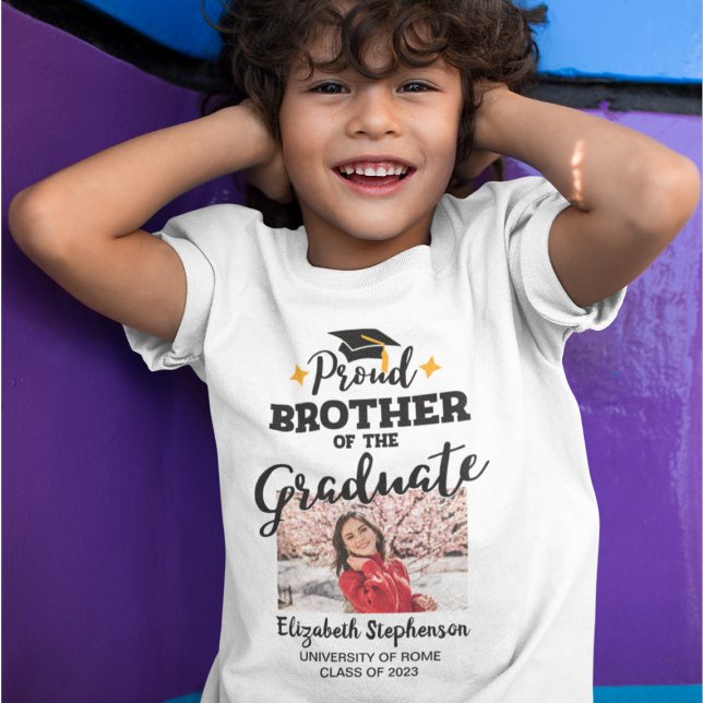 Proud Brother of the graduate photo name 2023 T-Shirt (Creator Uploaded)