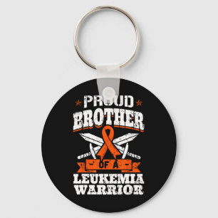 Proud Brotther Of A Leukaemia Warrior Bro Awarenes Key Ring