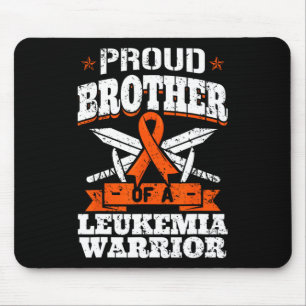Proud Brotther Of A Leukaemia Warrior Bro Awarenes Mouse Pad