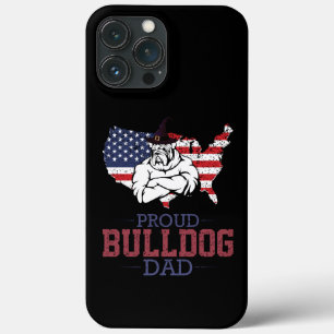 Proud Bulldog Dog Dad, Bulldog Father's Day Gift iPhone 13 Pro Max Case