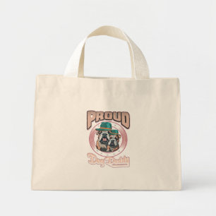 Proud Bulldog Dog Dad, Bulldog Father's Day Gift Mini Tote Bag