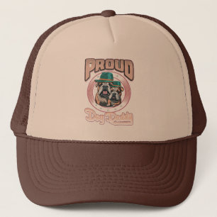 Proud Bulldog Dog Dad, Bulldog Father's Day Gift Trucker Hat
