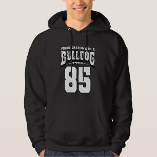Proud Bulldog Football Grandma Of Player 85 Hoodie