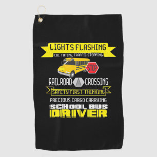 Proud Bus Driver Golf Towel