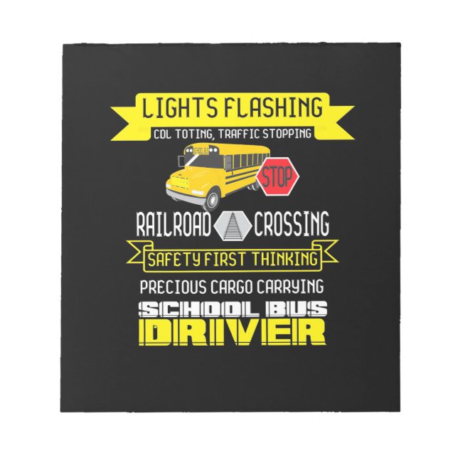 Proud Bus Driver Notepad (Front)