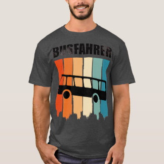 proud bus driver retro bus T-Shirt