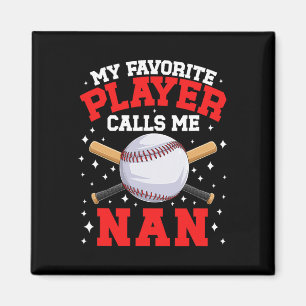Proud Bysebyll Nan Of A Bysebyll Player Nan  Magnet