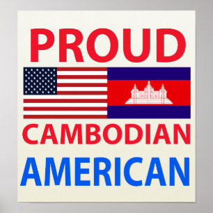 Proud Cambodian American Poster