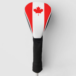 Proud Canadian Flag of Canada Maple Leaf Golfer Golf Head Cover