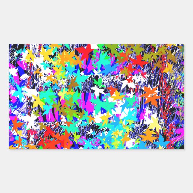 PROUD Canadian MAPLE Rectangular Sticker (Front)