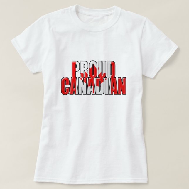 proud Canadian T-Shirt (Design Front)