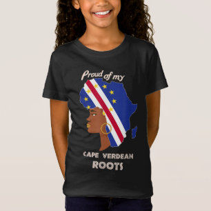 Proud Cape Verdean Roots Black History Month Women T-Shirt