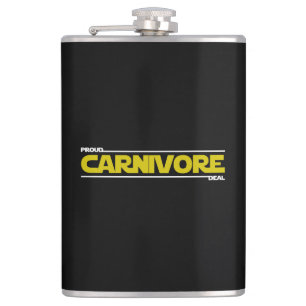 Proud Carnivore. Deal. Hip Flask