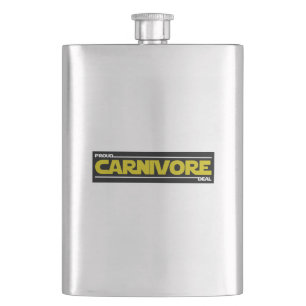 Proud Carnivore. Deal. Hip Flask