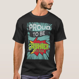 Proud cashier citizen Profession career worker wor T-Shirt