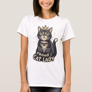 Proud Cat Lady T-Shirt – Purrfect for Feline Fanat