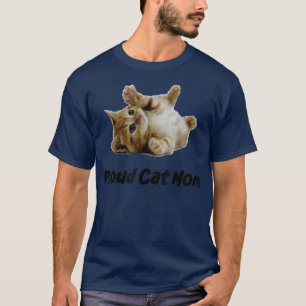 Proud Cat Mom Ladies Fitted T-Shirt