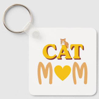 Proud Cat Mum Mother's Day Key Ring