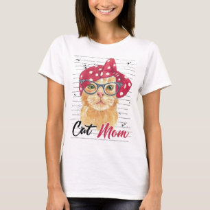 Proud Cat Mum T-Shirt Perfect Gift for Cat Lover