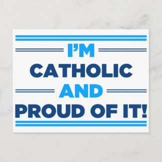 Proud Catholic Postcard