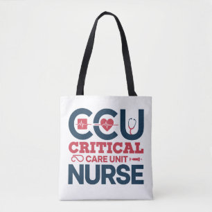 Proud CCU Nurse Tote Bag