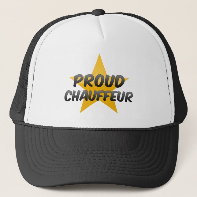 Proud Chauffeur Trucker Hat (Front)
