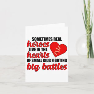 Proud Chd Warrior Congenital Heart Disease Awarene Card