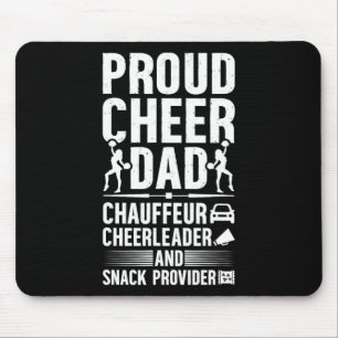 Proud Cheer Dad Of A Cheerleader Dad Cheerleading Mouse Pad