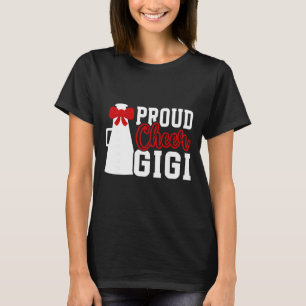 Proud Cheer Gigi Grandma Cheerleading Gigi Cheerle T-Shirt
