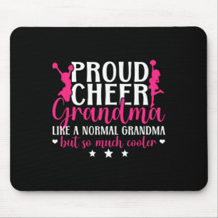 Proud Cheer Grandma Of A Cheerleader Grandmother Mouse Pad