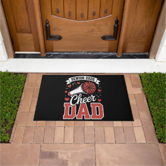 Proud Cheer Senior dad 2026 Doormat
