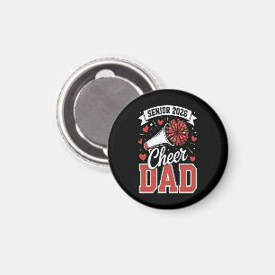 Proud Cheer Senior dad 2026 Magnet