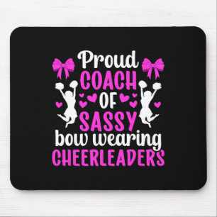 Proud Cheerleader Coach Cheer Coach Cheerleading C Mouse Pad