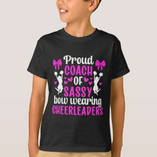 Proud Cheerleader Coach Cheer Coach Cheerleading C T-Shirt