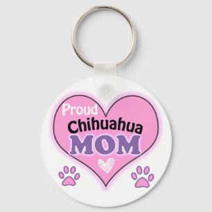 Proud Chihuahua Mum Key Ring