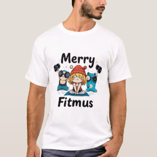 proud Christmas gym T-shirt design