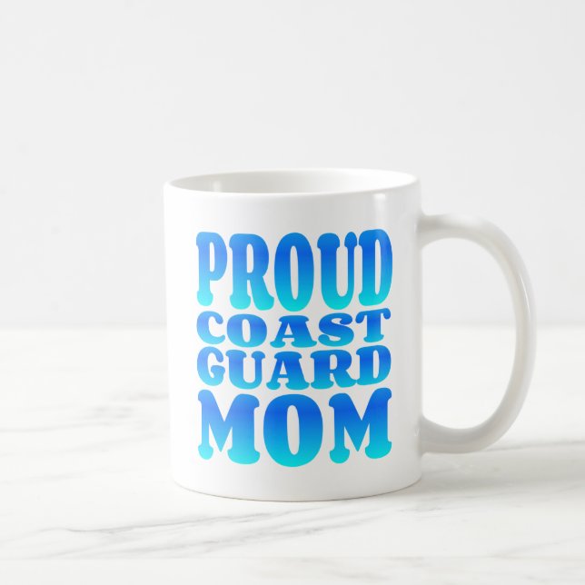Proud Coast Guard Mum Coffee Mug (Right)